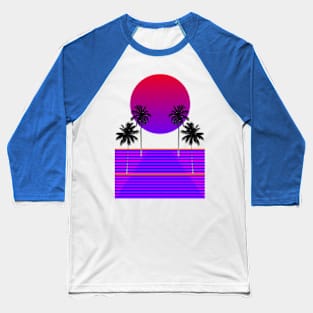 Summer Nights Are Calling - Blue Midnight T-Shirts and Clothing Baseball T-Shirt